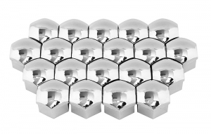Wheel bolt cover set chrome 20pcs