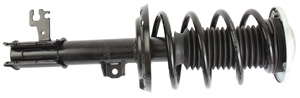 Shock absorber kit with spring and strut mounts