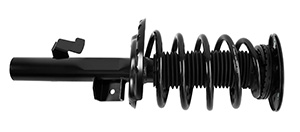 Shock absorber kit with spring and strut mounts
