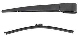Wiper blade set direct fit trunk