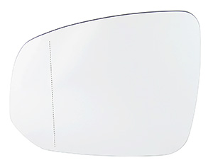 Mirror glass LHD left