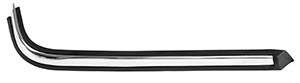 Rear bumper moulding outer