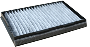 Fresh air filter carbon with plastic frame
