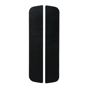 Carbon-Look adhesive door sill protectors - 300x55 mm
