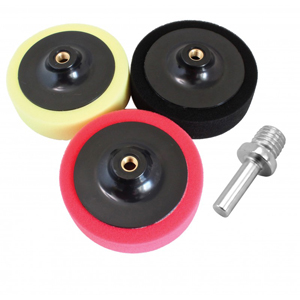 3 pcs (150mm) M14 polishing sponge set