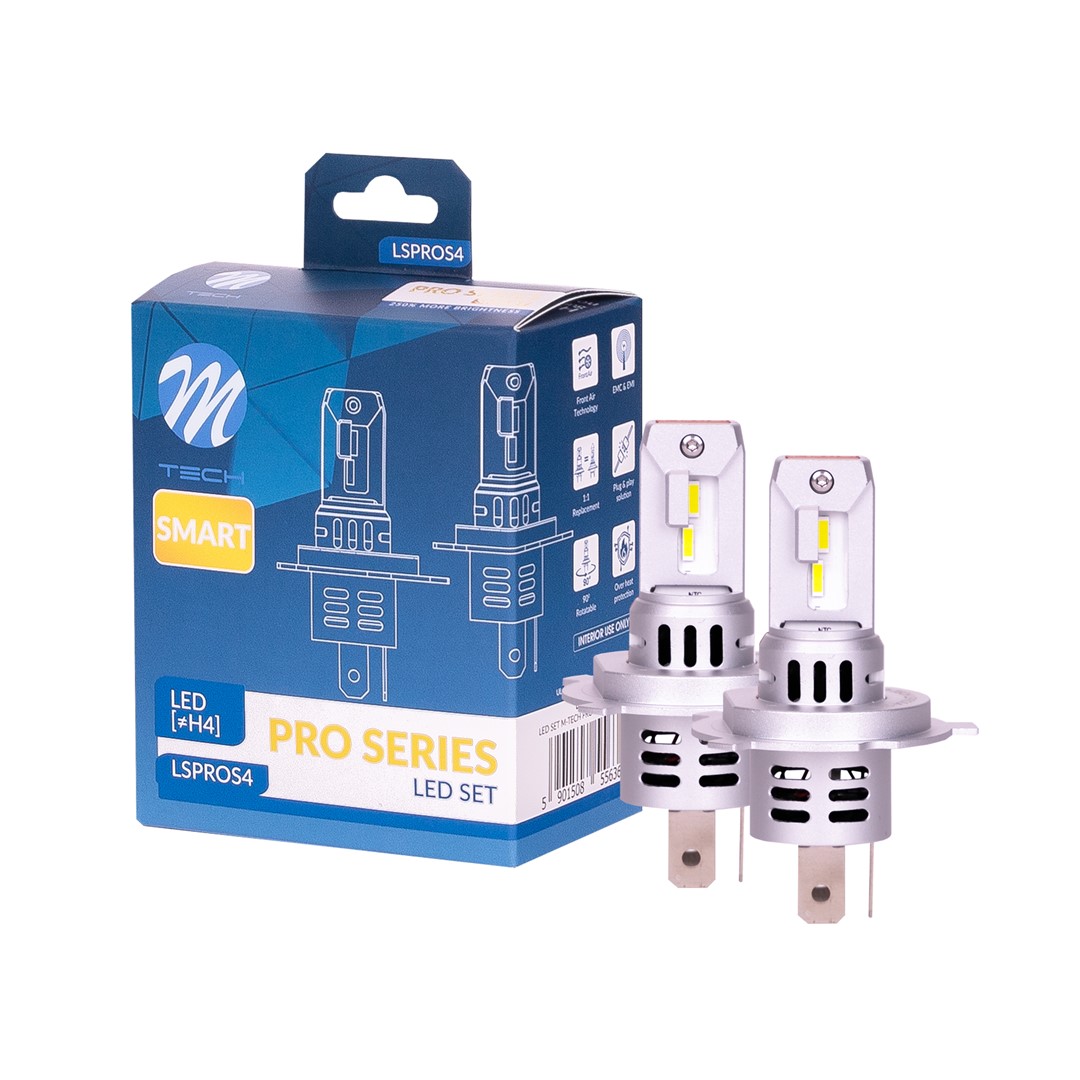 H4 LED SET M-TECH PRO SMART 4600lm 6000K