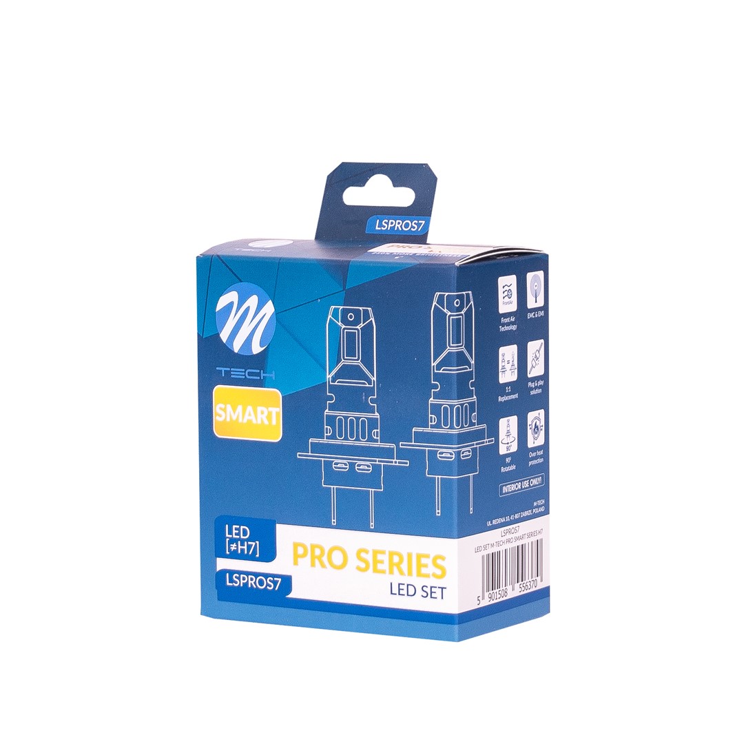 H7 LED SET M-TECH PRO SMART 4600lm 6000k - Pilt 3